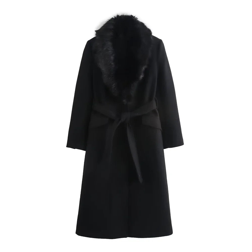 Millionaire Muse Fur Detail Coat